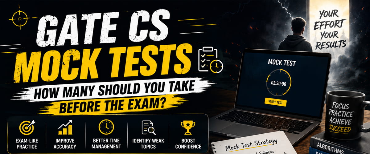Student analysing GATE CS mock test scorecard with annotations