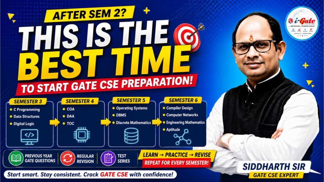 How to Prepare for GATE CS After Sem 2