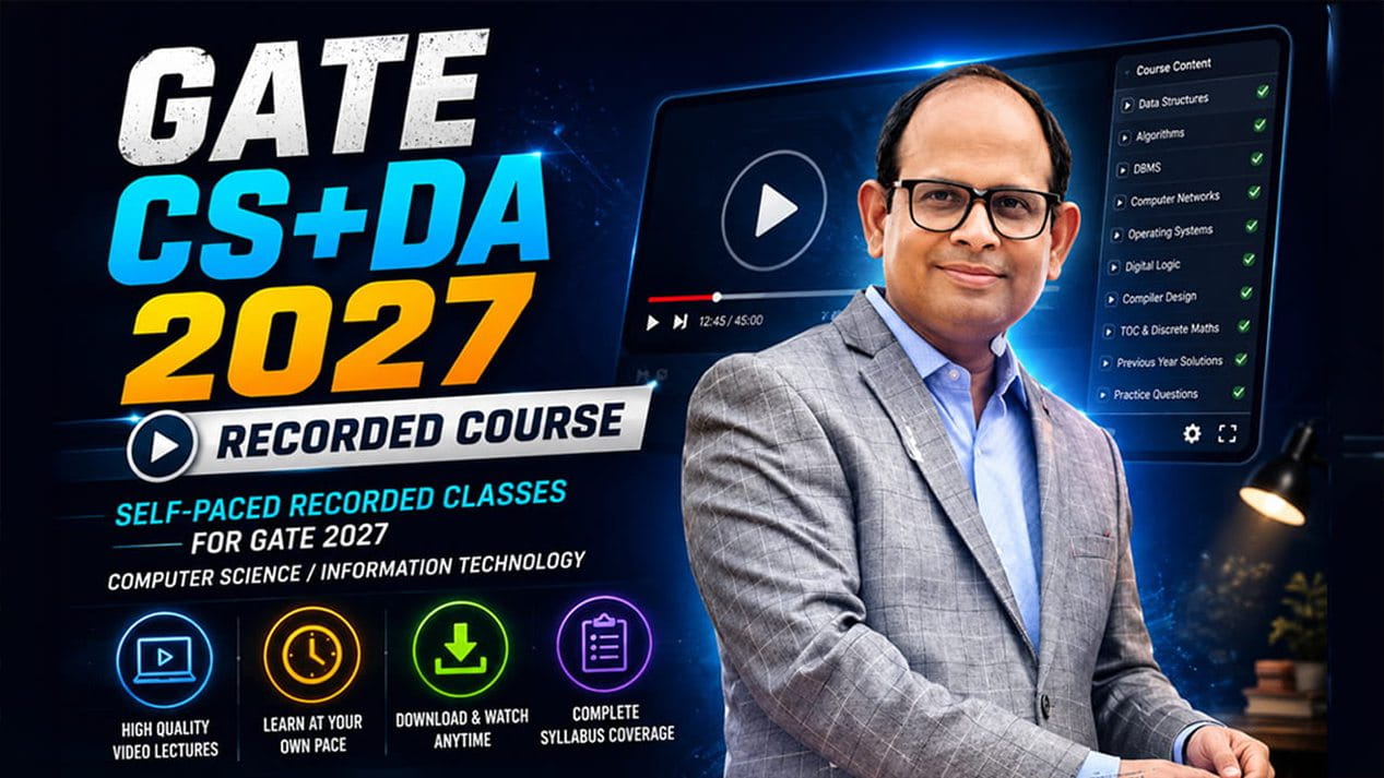 GATE CS+DA 2027 — Recorded Course