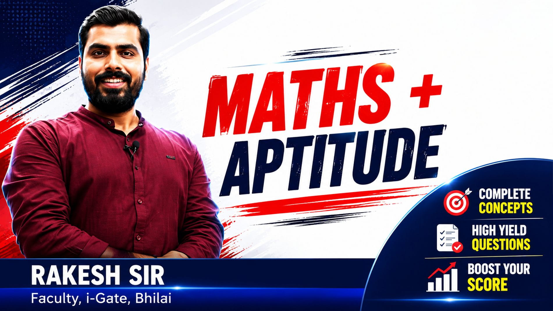 Mathematics & Aptitude — GATE CS